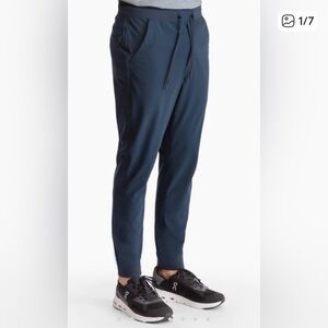 Birddogs Men's Gabe Ruths Joggers Built In Shorts Navy Blue XL